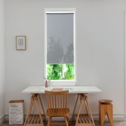 GoodHome Badallo Corded Concrete Grey Daylight & Thermal Roller Blind (W)60Cm (L)180Cm - thumbnail 6