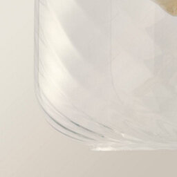 Valuelights Emery Clear Oval Swirl Glass Easy Fit Ceiling Lamp Shade - thumbnail 4
