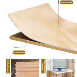 Wood Color 2 Tier Wooden Coffee Table Side Table With Shelf Tv Stand - thumbnail 6