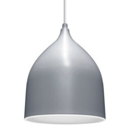 Long Life Lamps Company Modern Grey Fine Metal Ceiling Pendant Light Shade M0058 - thumbnail 1