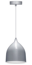 Long Life Lamps Company Modern Grey Fine Metal Ceiling Pendant Light Shade M0058 - thumbnail 3