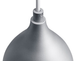 Long Life Lamps Company Modern Grey Fine Metal Ceiling Pendant Light Shade M0058 - thumbnail 5
