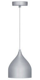 Long Life Lamps Company Modern Grey Fine Metal Ceiling Pendant Light Shade M0058 - thumbnail 4
