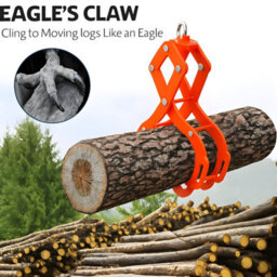 London Boutique Heavy-Duty Log Skidding Tongs,71Cm,heavy-Duty Steel Construction,4-Serrated Eagle Claw Design For Unshakable Grip - thumbnail 4