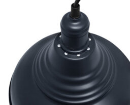 Long Life Lamps Company Retro Modern Industrial Ceiling Pendant Light Metal Dark Blue Lamp Shade M0021 - thumbnail 5