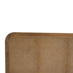Wyld Haus Trapani King Size Rattan Bed With Woven Headboard In Mango Wood - thumbnail 5
