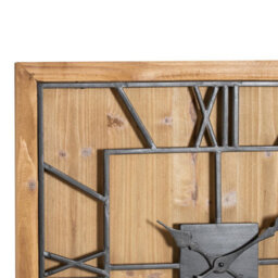 Hill Interiors Williston Square Wooden Wall Clock - thumbnail 2