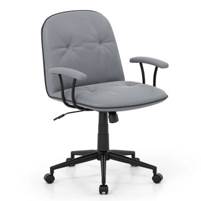 Chair Home Office Desk Chair Pu Leather Makeup Vanity - image 1