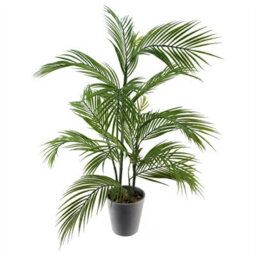 Leaf 90Cm Artificial Palm Tree In Decorative Planter - thumbnail 1