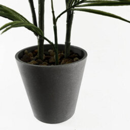 Leaf 90Cm Artificial Palm Tree In Decorative Planter - thumbnail 4