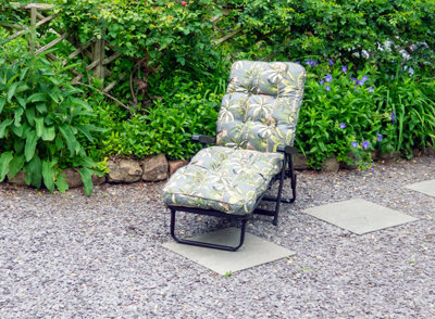 Glendale Garden & Leisure Glendale Deluxe Garden Sun Bed Tropical Grey