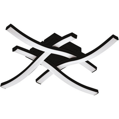 Loops Stylish Modern Black Ceiling Light For Indoor Spaces Perfect For Any Room - image 1
