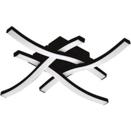 Loops Stylish Modern Black Ceiling Light For Indoor Spaces Perfect For Any Room - thumbnail 1