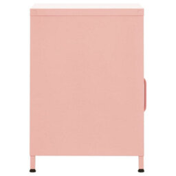 Berkfield Nightstands 2 Pcs Pink 35X35X51 Cm Steel - thumbnail 4
