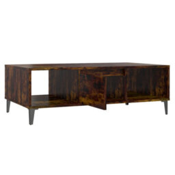 Berkfield Coffee Table Smoked Oak 103.5X60X35 Cm Engineered Wood - thumbnail 8