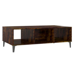 Berkfield Coffee Table Smoked Oak 103.5X60X35 Cm Engineered Wood - thumbnail 7