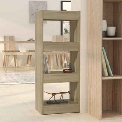 Berkfield Book Cabinet/room Divider Sonoma Oak 40X30X103 Cm Engineered Wood - image 1