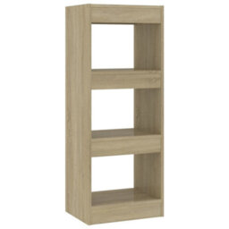 Berkfield Book Cabinet/room Divider Sonoma Oak 40X30X103 Cm Engineered Wood - thumbnail 2