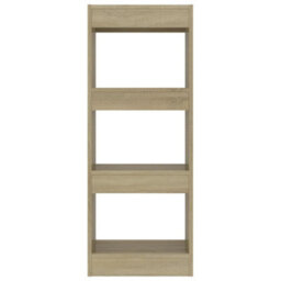 Berkfield Book Cabinet/room Divider Sonoma Oak 40X30X103 Cm Engineered Wood - thumbnail 5