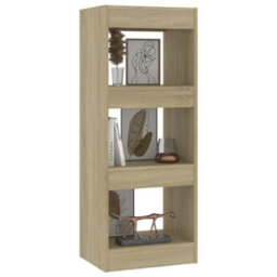 Berkfield Book Cabinet/room Divider Sonoma Oak 40X30X103 Cm Engineered Wood - thumbnail 4