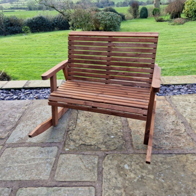 Churnet Valley Garden Furniture Ltd Churnet Valley Garden Furniture Valley Rocking Bench - image 1