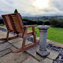 Churnet Valley Garden Furniture Ltd Churnet Valley Garden Furniture Valley Rocking Bench - thumbnail 2