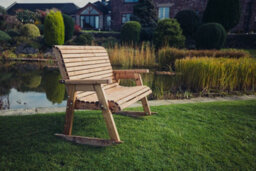Churnet Valley Garden Furniture Ltd Churnet Valley Garden Furniture Valley Rocking Bench - thumbnail 5