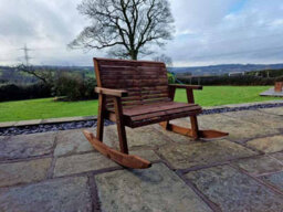 Churnet Valley Garden Furniture Ltd Churnet Valley Garden Furniture Valley Rocking Bench - thumbnail 6