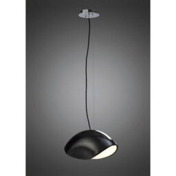 Luminosa Lighting Luminosa Pasion Rectangular Pendant 3 Light E27, Gloss Black/polished Chrome - thumbnail 2