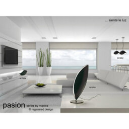 Luminosa Lighting Luminosa Pasion Rectangular Pendant 3 Light E27, Gloss Black/polished Chrome - thumbnail 3