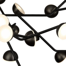 Luminosa Lighting Luminosa Adn 36 Light Pendant, Round 74Cm, 100W Led, 3000K, 7250Lm, Black, 3Yrs Warranty - thumbnail 5