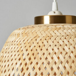 Litecraft Naya Natural Bamboo Woven Easy Fit Lamp Shade - thumbnail 5