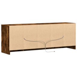 Vidaxl Tv Cabinet With Led Smoked Oak 139.5X34X50 Cm Engineered Wood - thumbnail 8