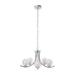 Pagazzi Lighting Pagazzi Jimena 5 Light Polished Chrome Pendant Chandelier - thumbnail 1