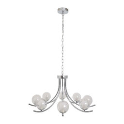 Pagazzi Lighting Pagazzi Jimena 5 Light Polished Chrome Pendant Chandelier - thumbnail 3