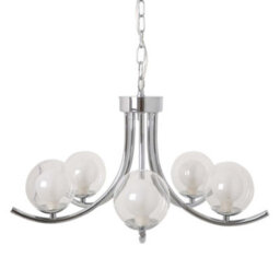 Pagazzi Lighting Pagazzi Jimena 5 Light Polished Chrome Pendant Chandelier - thumbnail 5