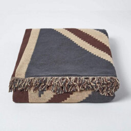 Homescapes Cotton Union Jack Flag Throw, 150 X 200 Cm - thumbnail 2