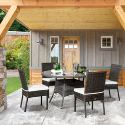Chilli Seating Set Of Four Rattan Garden Chairs - thumbnail 2