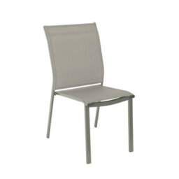 Sweeek - Acacia Wood And Aluminium Garden Table 200Cm + 8 Chairs Khaki Green - Eldora + Buffalo - thumbnail 4