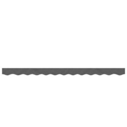 Walplus Replacement Fabric For Awning Garden Sun Shade Canopy Gazebo For Back Door, Porch, Patio Valance Anthracite Stripe 3 M - thumbnail 3