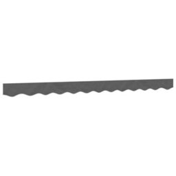 Walplus Replacement Fabric For Awning Garden Sun Shade Canopy Gazebo For Back Door, Porch, Patio Valance Anthracite Stripe 3 M - thumbnail 2