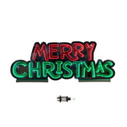 Samuel Alexander 1M Light Up Merry Christmas Infinity Light Decoration With Red And Green Leds - thumbnail 8