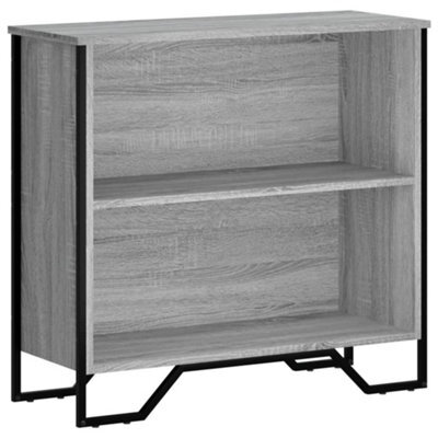 Berkfield Modern Bookcase Grey Sonoma 80X31X74.5 Cm Engineered Wood - image 1