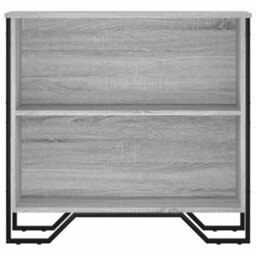 Berkfield Modern Bookcase Grey Sonoma 80X31X74.5 Cm Engineered Wood - thumbnail 4