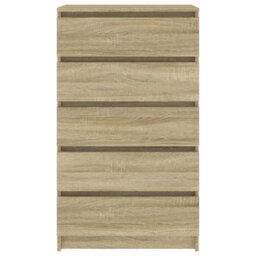 Berkfield Drawer Cabinet Sonoma Oak 60X36X103 Cm Engineered Wood - thumbnail 6