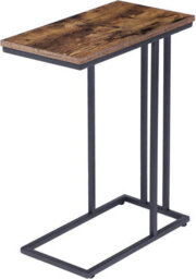 HOOBRO Side Table C Shaped, Sofa End Table, Laptop Coffee Snack Table, For Small Space, Living Room, Bedroom, Slim, Narrow, Tall - thumbnail 8