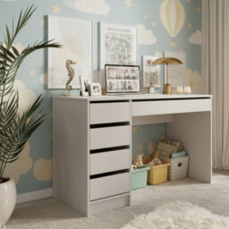 Ada Desk Sturdy Laminated Board Construction With Durable Abs Edging Cashmere - thumbnail 2