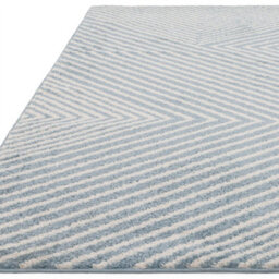 Blue Cross Geometric Modern Easy To Clean Rug For Dining Room -120Cm X 170Cm - thumbnail 5