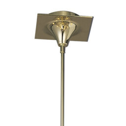 Luminosa Lighting Luminosa Viena Telescopic Pendant Round 8 Light G9, Polished Brass - thumbnail 3