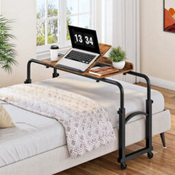 Over Bed Table Computer Desk Height Adjustable Office Desk Office Table - thumbnail 1